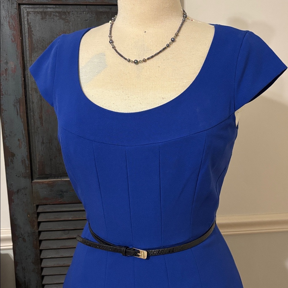 NWT!! 👗 CALVIN KLEIN FIT AND FLARE CAP SLEEVE DRESS